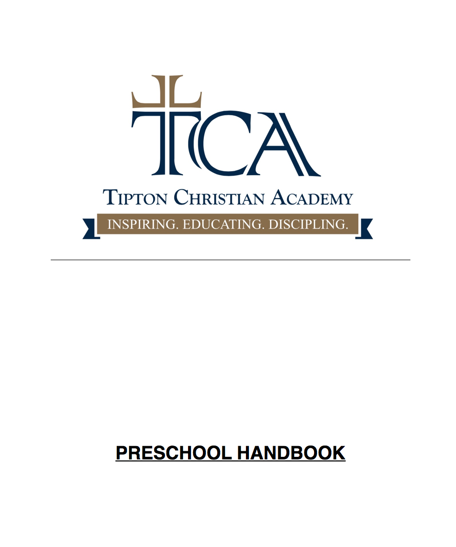 Student Handbook Tipton Christian Academy
